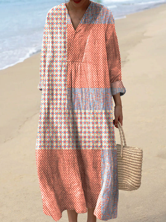 Renka Refined lotus dress